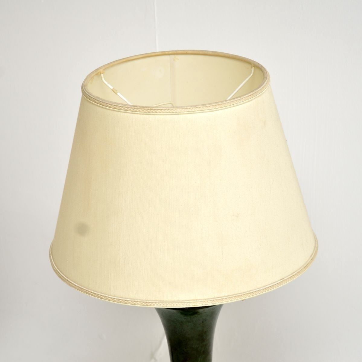 Lighting Pair Of Antique Neoclassical Style Tole And Brass Table Lamps photo