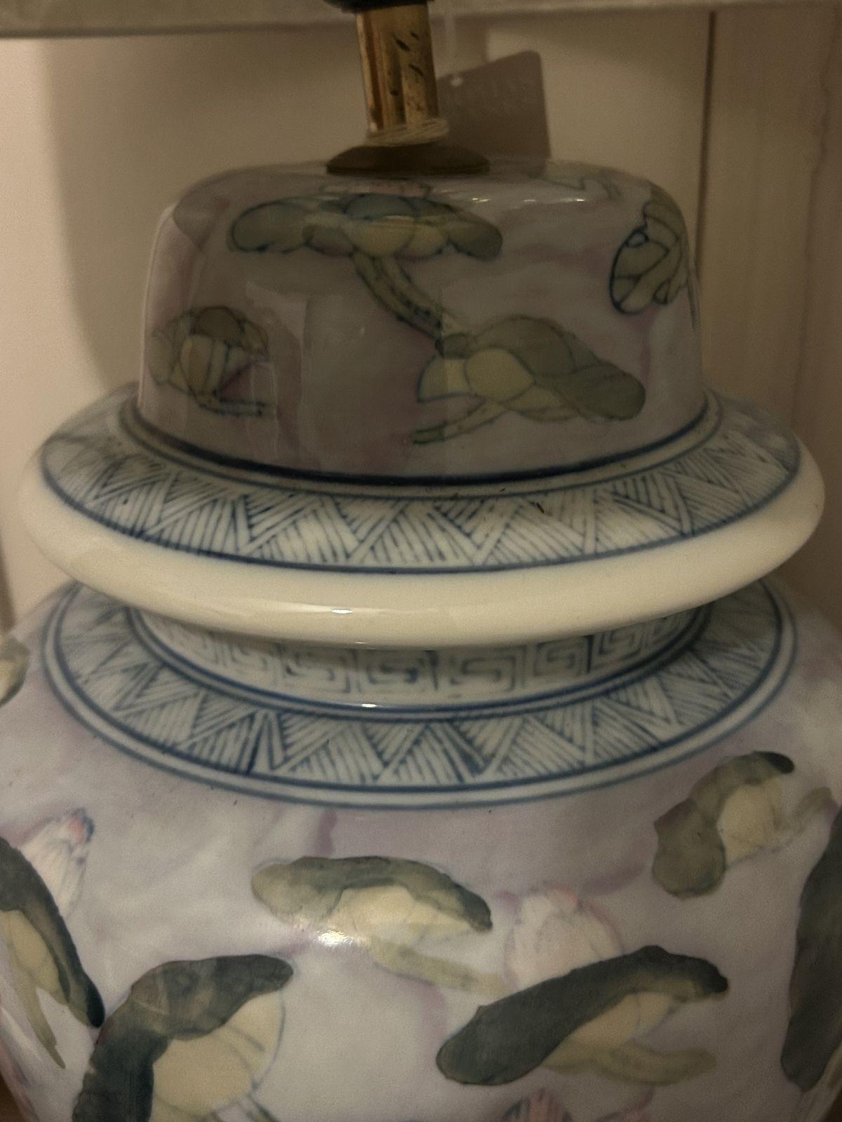 A Beautiful, Ornate Antique Table Lamp Originating From France photo vinterior