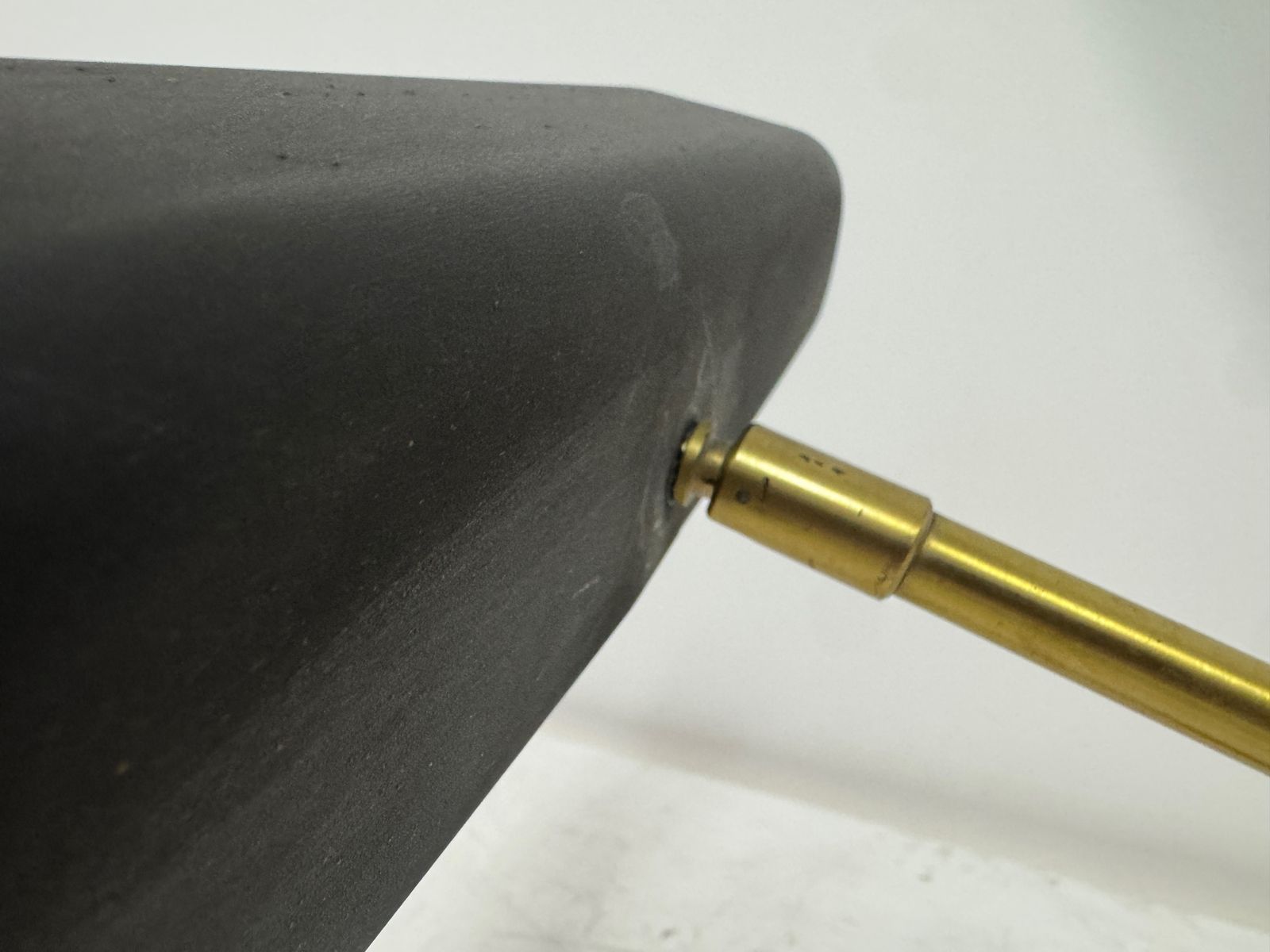 Adjustable Brass And Metal Desk Lamp By Omi For Koch & Lowy, 1970s photo Lighting