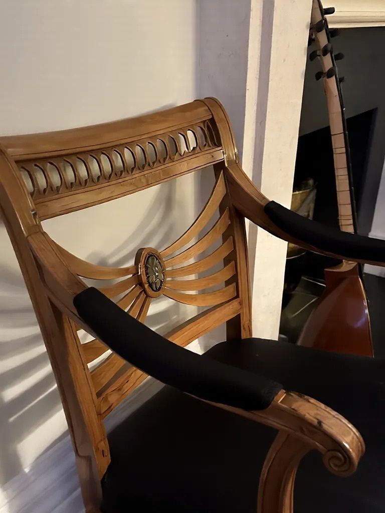 Antique Dutch Horse Hair Armchair photo furniture