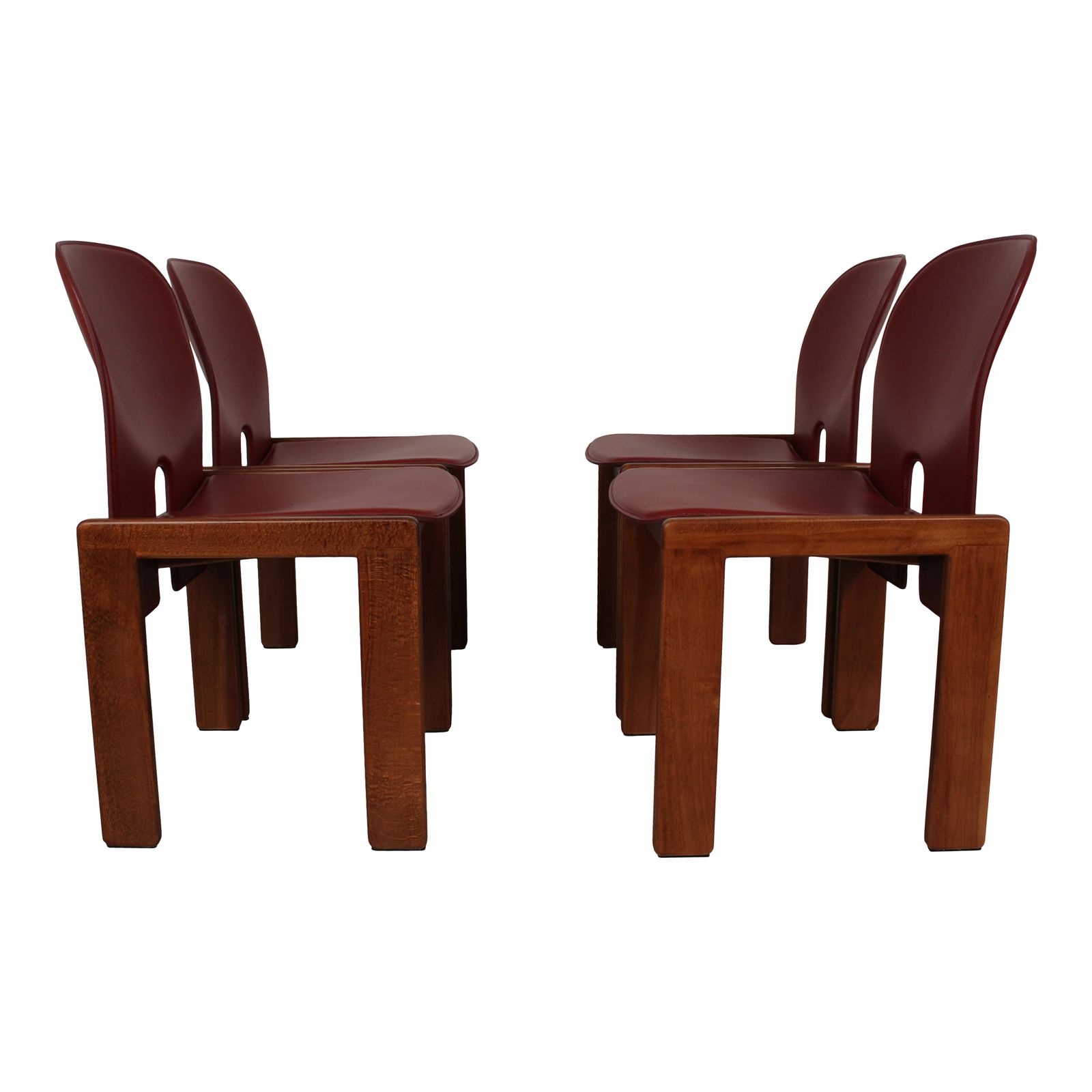 Furniture Set Of 10 Model 121 Chairs By Afra & Tobia Scarpa For Cassina, 1967 photo