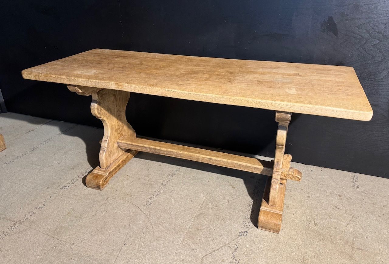 Smaller French Oak Farmhouse Dining Table photo Furniture