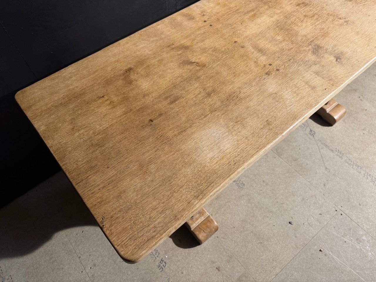 Furniture Smaller French Oak Farmhouse Dining Table photo