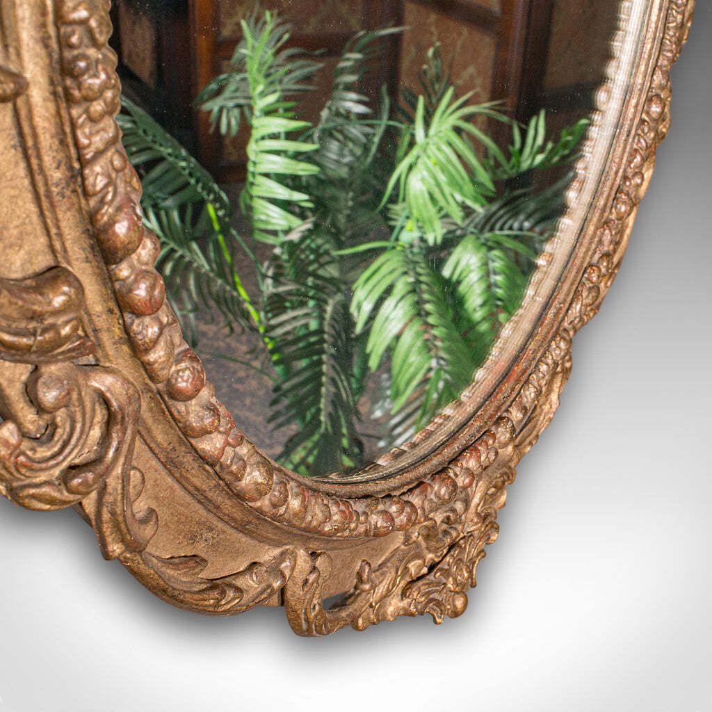 Large Antique Wall Mirror, Italian Giltwood, Ornate, Overmantle, Hall, Victorian photo buy