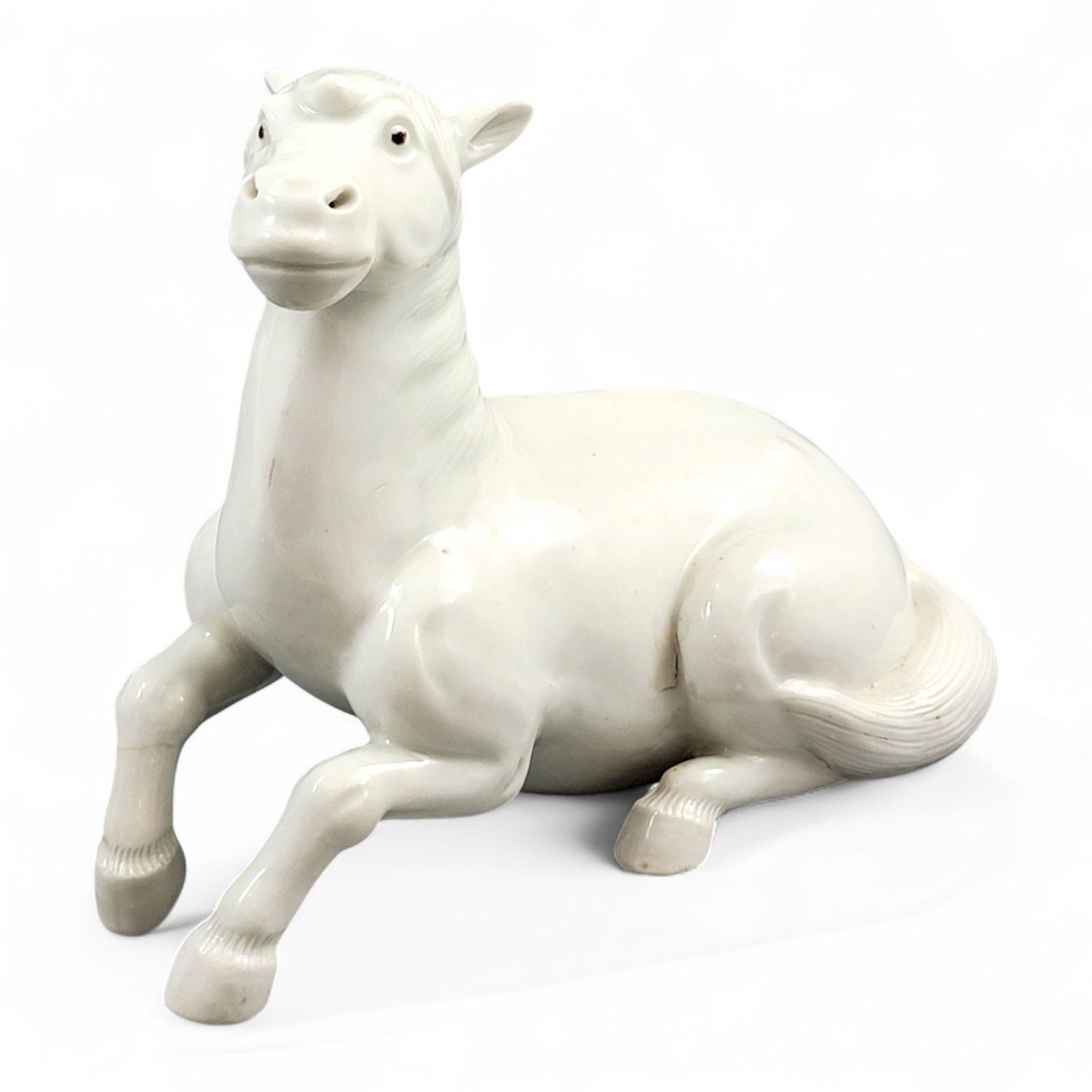 Hirado Porcelain Recumbent Horse, Japan, Late 19th Century photo furniture