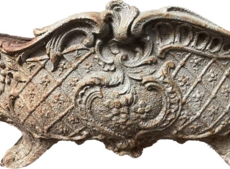 photo vinterior Pair Of Cast Iron Antique French Jardinière Planters