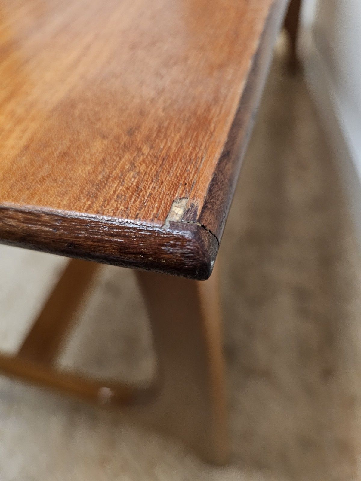 Retro Coffee Table Mid Century Original 1960s Teak Vintage Stylish Delivery photo vintage