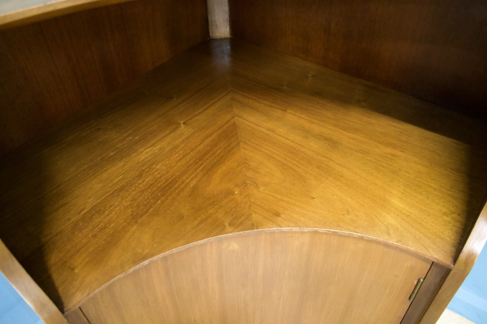 Mid Century Teak Corner Unit Shelving From Greaves And Thomas, 1960s #1598 photo buy