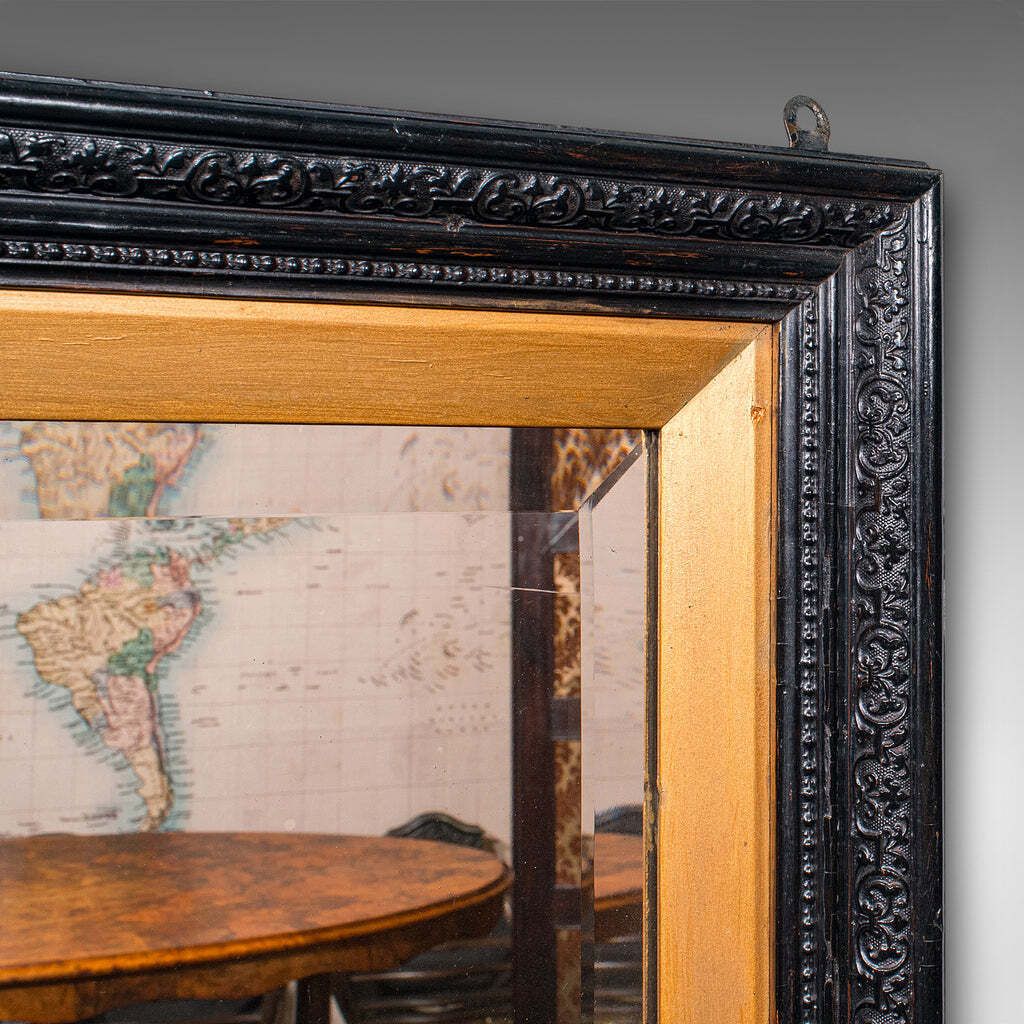 Tall Antique Hall Mirror, English, Reception, Valet, Aesthetic Period, Victorian photo Home Decor