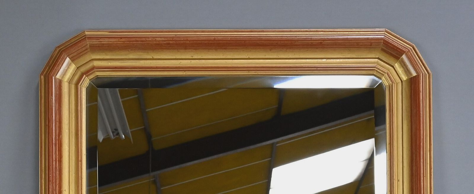 Large Gilded Wooden Mirror – 1980 photo Home Decor