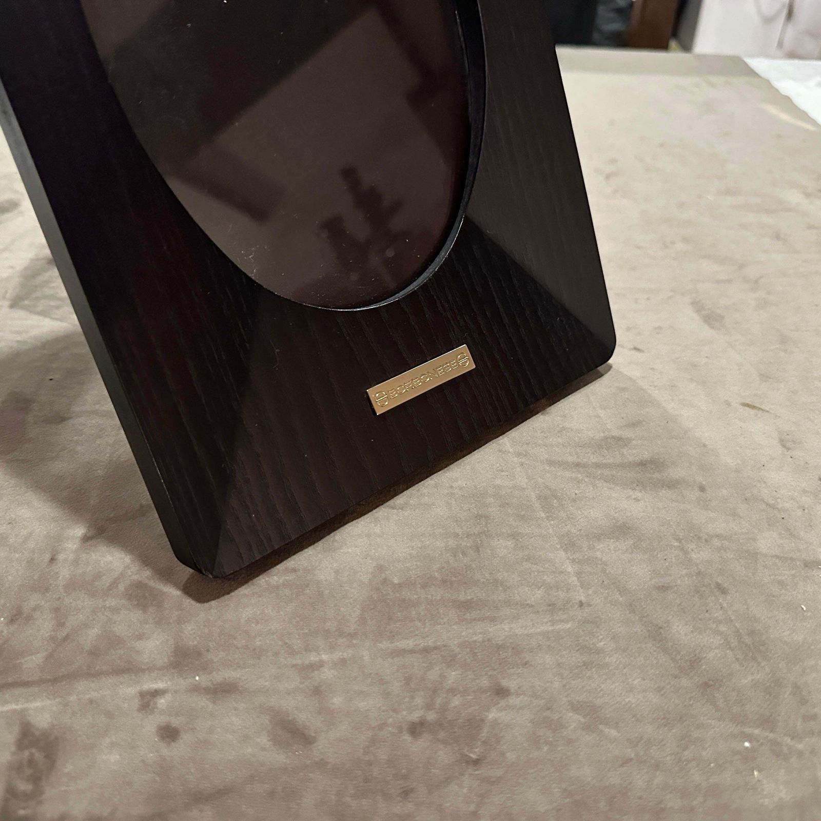 An High Quality 1990s Modern Wood Italian Picture Frame By Borbonese photo vintage