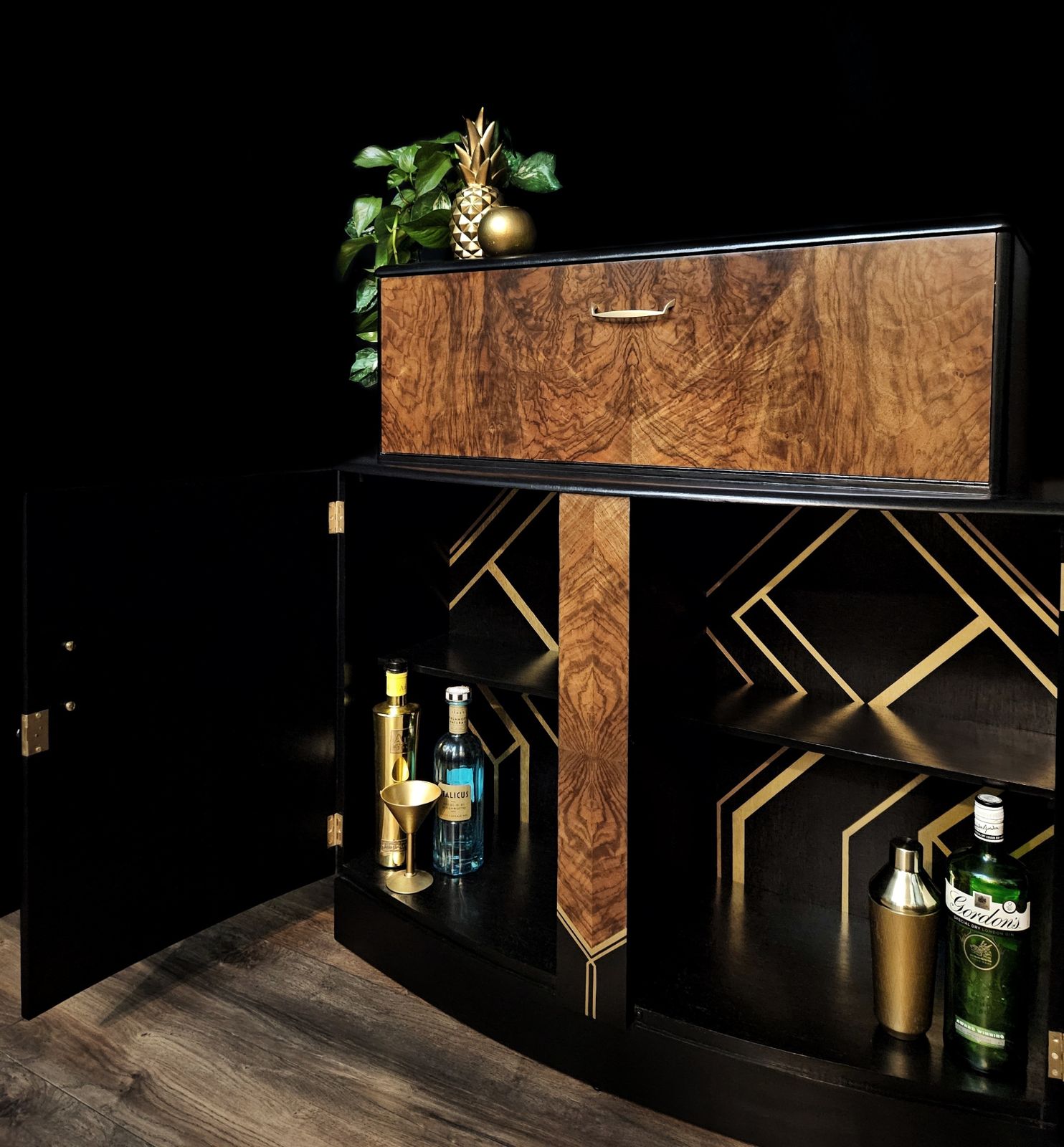Mid Century Modern Turnidge Cocktail Cabinet photo Furniture