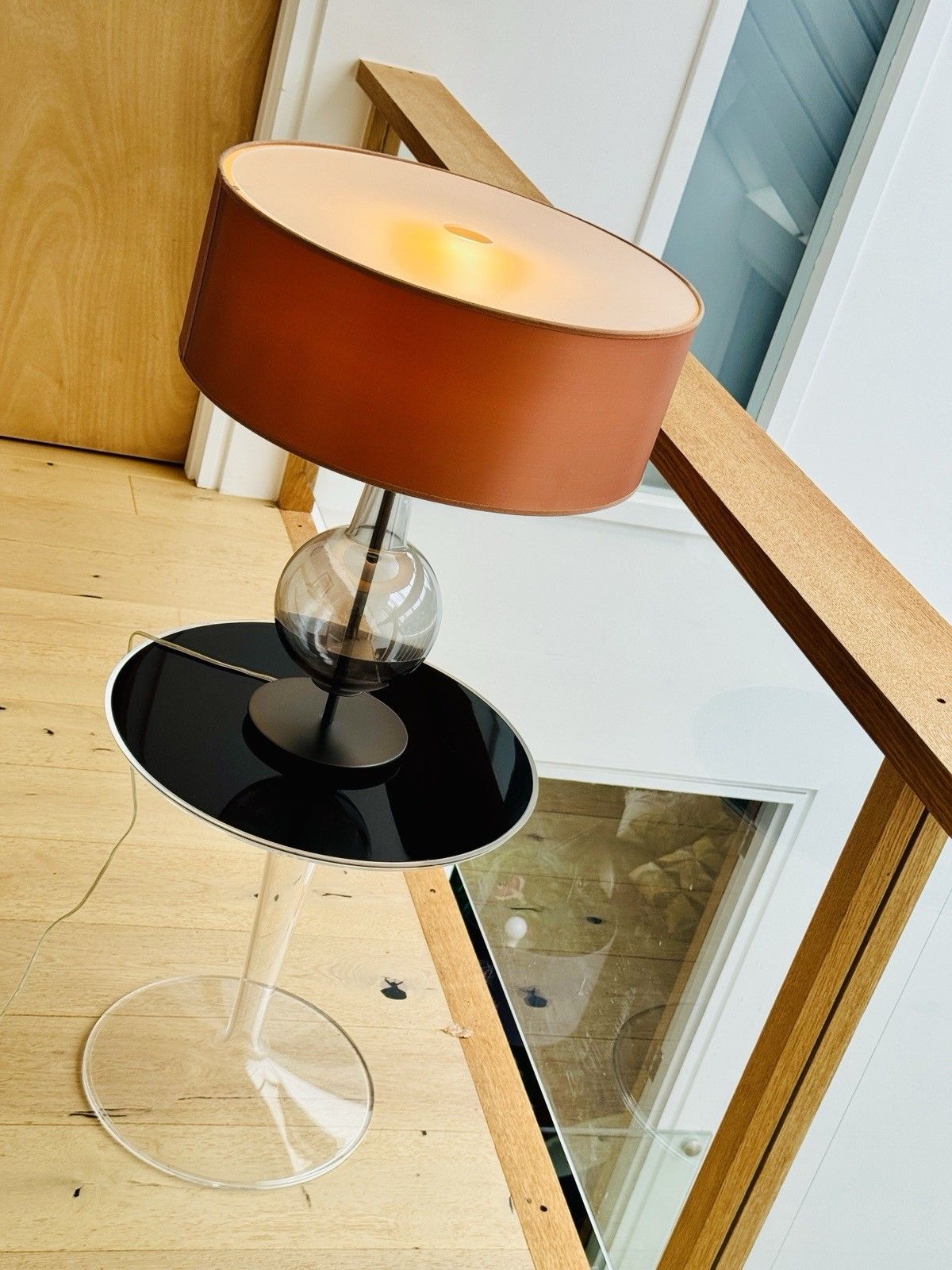 photo furniture Original Desir Smoked Glass Table Lamp By Penta Designed By Gaia Bellavia 2003