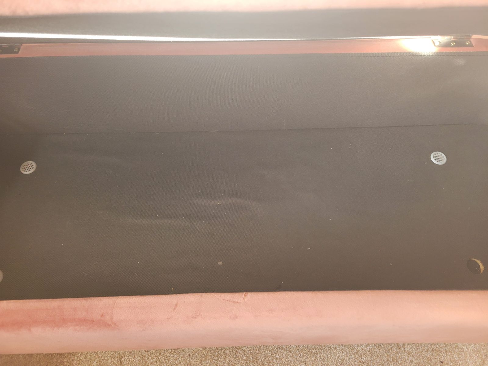 Made.Com Blush Pink Velvet Sofabed And Chair Storage 3 Piece Set photo vintage