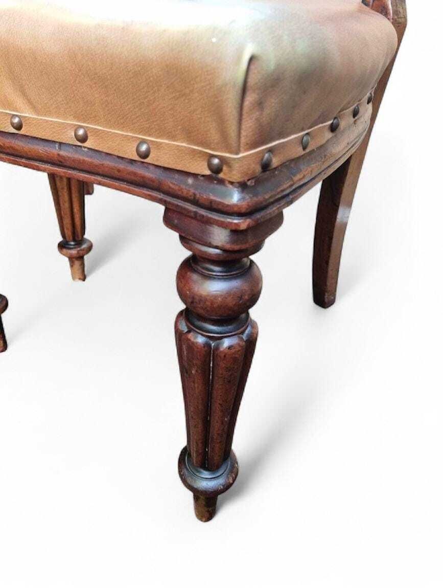 Antique Victorian Balloon Back Dining Chairs / Set Of 6  / C.1880 / Free Delivery photo buy