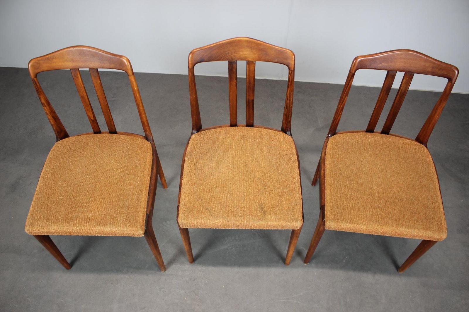 1970s Set Of Three Dining Chairs By Drevotvar, Czechoslovakia photo 404.0