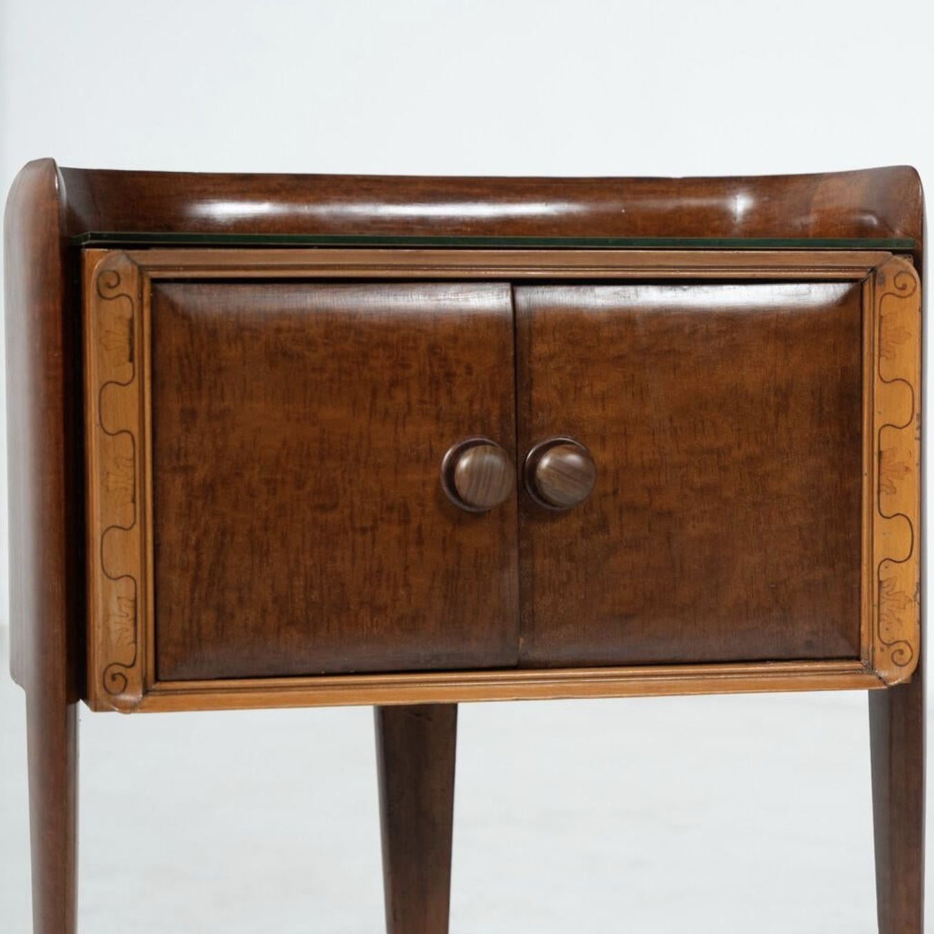 Pair Of Bed Side Tables By La Permanente Mobili Cantù, Italy, 1950s photo vintage