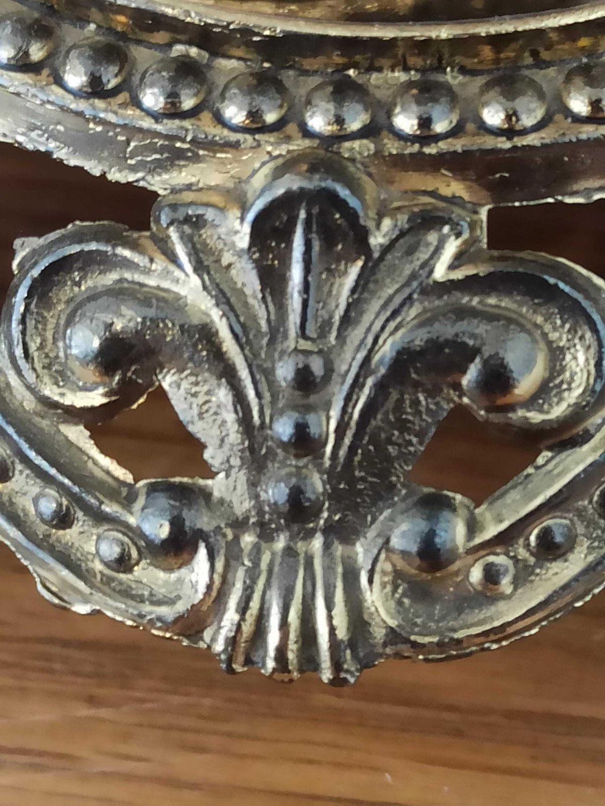 photo for sale Art Nouveau / Deco Style Table Lamp, With Shade.
