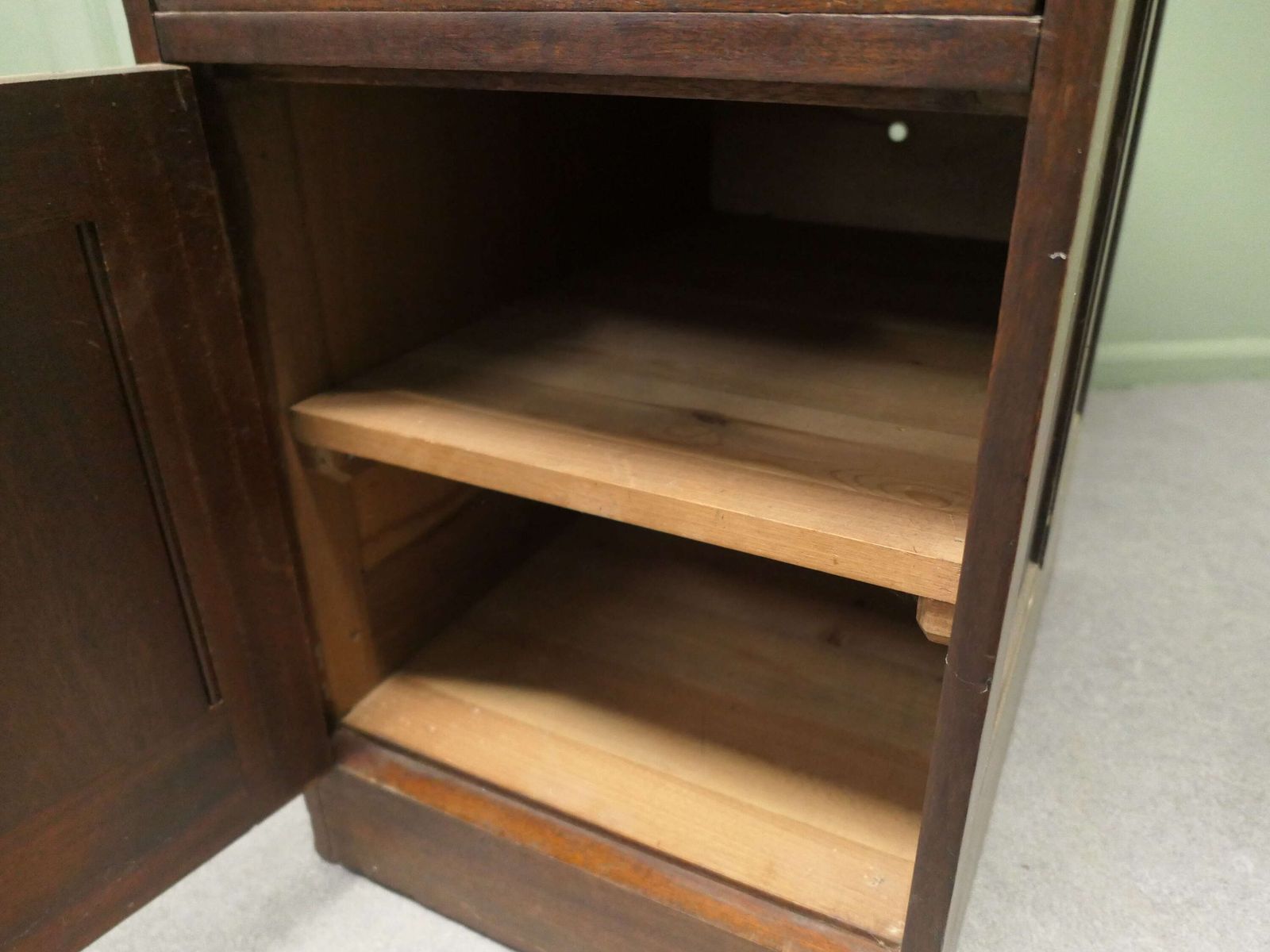 19th Century Heavy Banker’s Drawers And Safe Cupboard Pedestal, Strong Cupboard photo 660.0