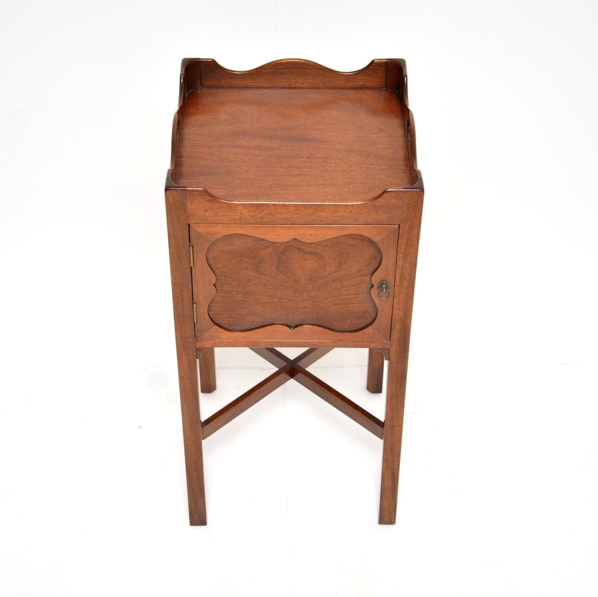 Antique Georgian Style Mahogany Cabinet On Legs photo Furniture