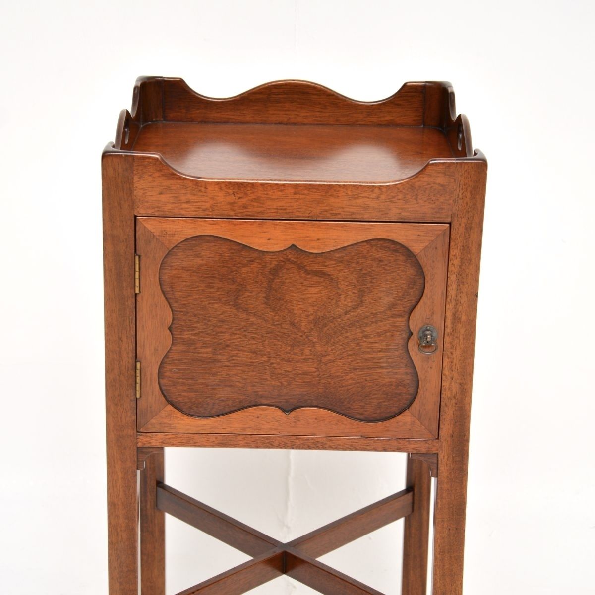 Antique Georgian Style Mahogany Cabinet On Legs photo vinterior