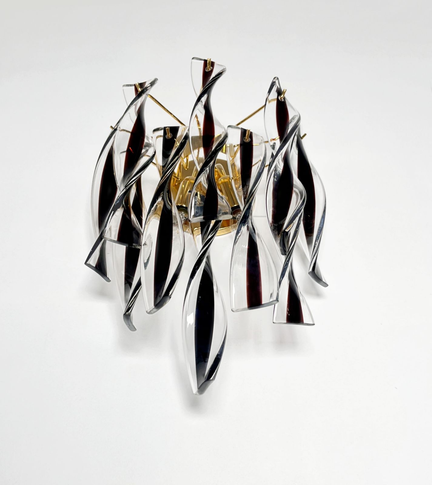 photo furniture Pair Of Murano Wall Sconces