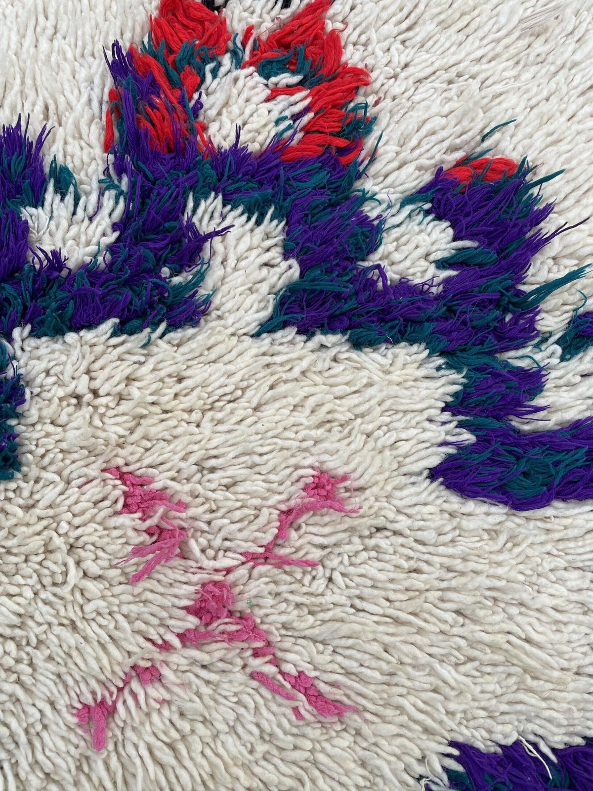Vintage Berber Colofull Rug 80x180 Cm, North African Carpet, Berber Cotton Rug, Vintage Bohemian Rug, Azilal Rug, Berber Teppich photo Textiles