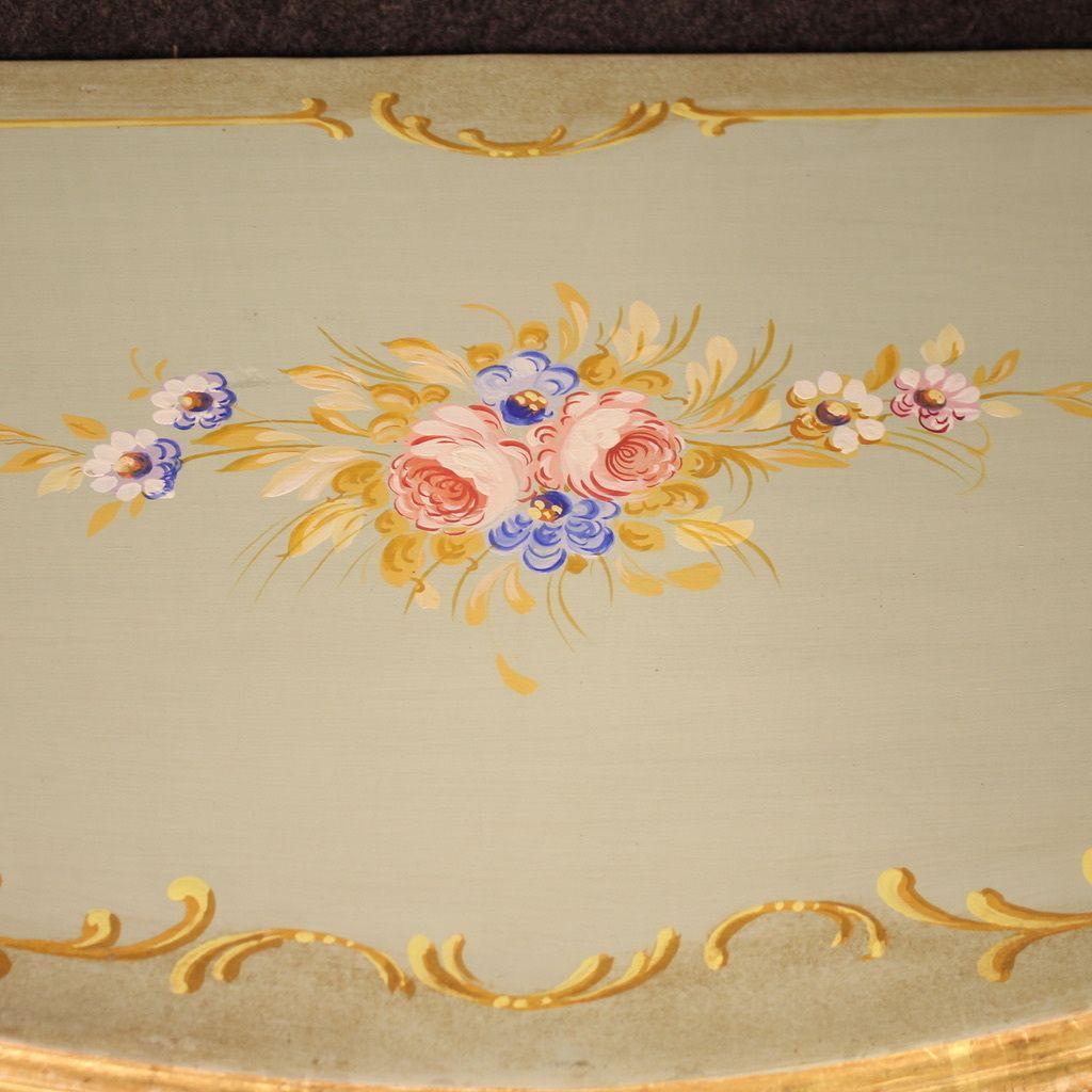 Venetian Lacquered, Painted And Gilded Dresser From The 20th Century photo vinterior