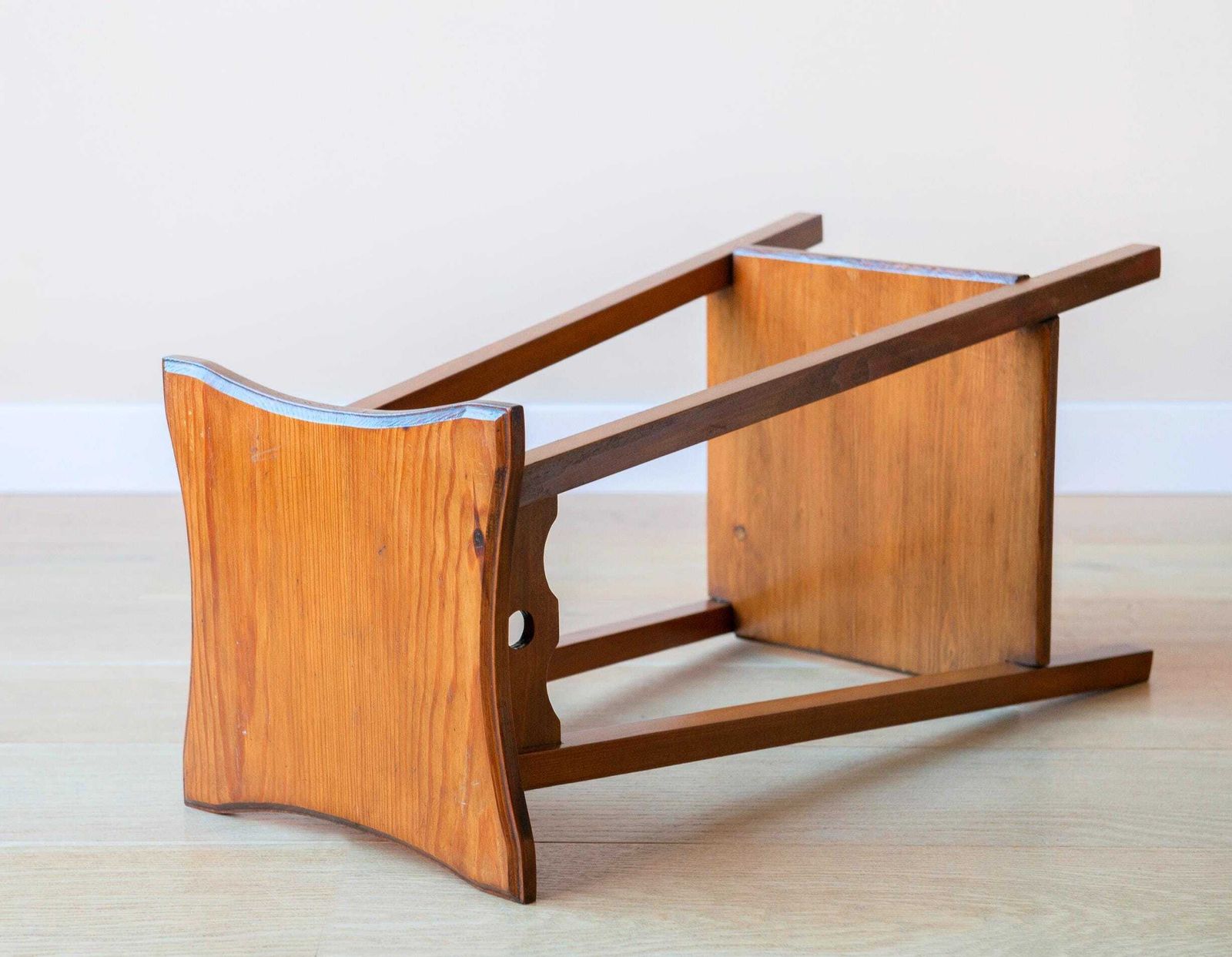 Furniture Art Deco Side Table Dutch Etagere Table Antique Wooden Plant Stand Old Coffee Table Rustic Home Decor photo