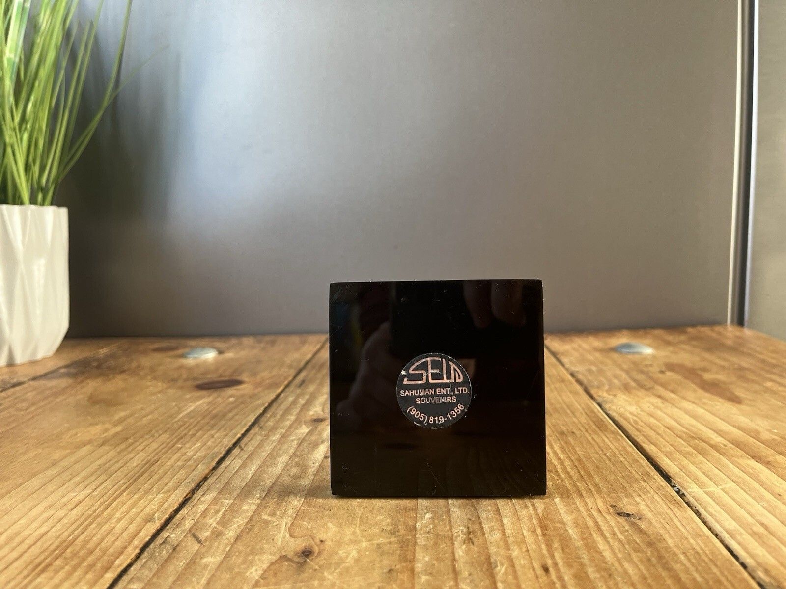 Vintage 11.5" 1970's Cn Radio Tower Canada Desk Sculpture Paperweight Space Age photo vintage