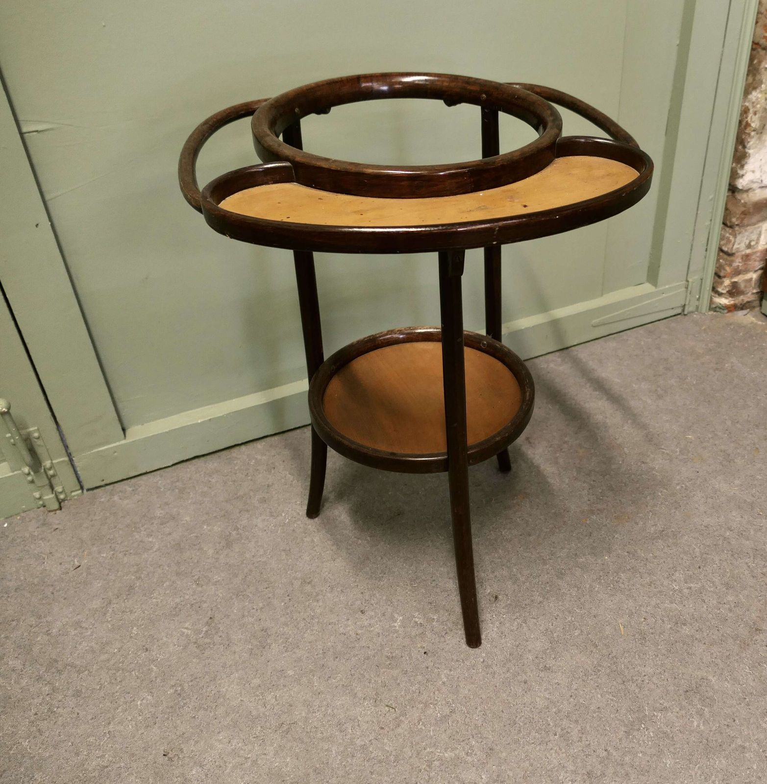 Bentwood Wash Or Shaving Stand With Jug And Bowl photo 1500.0