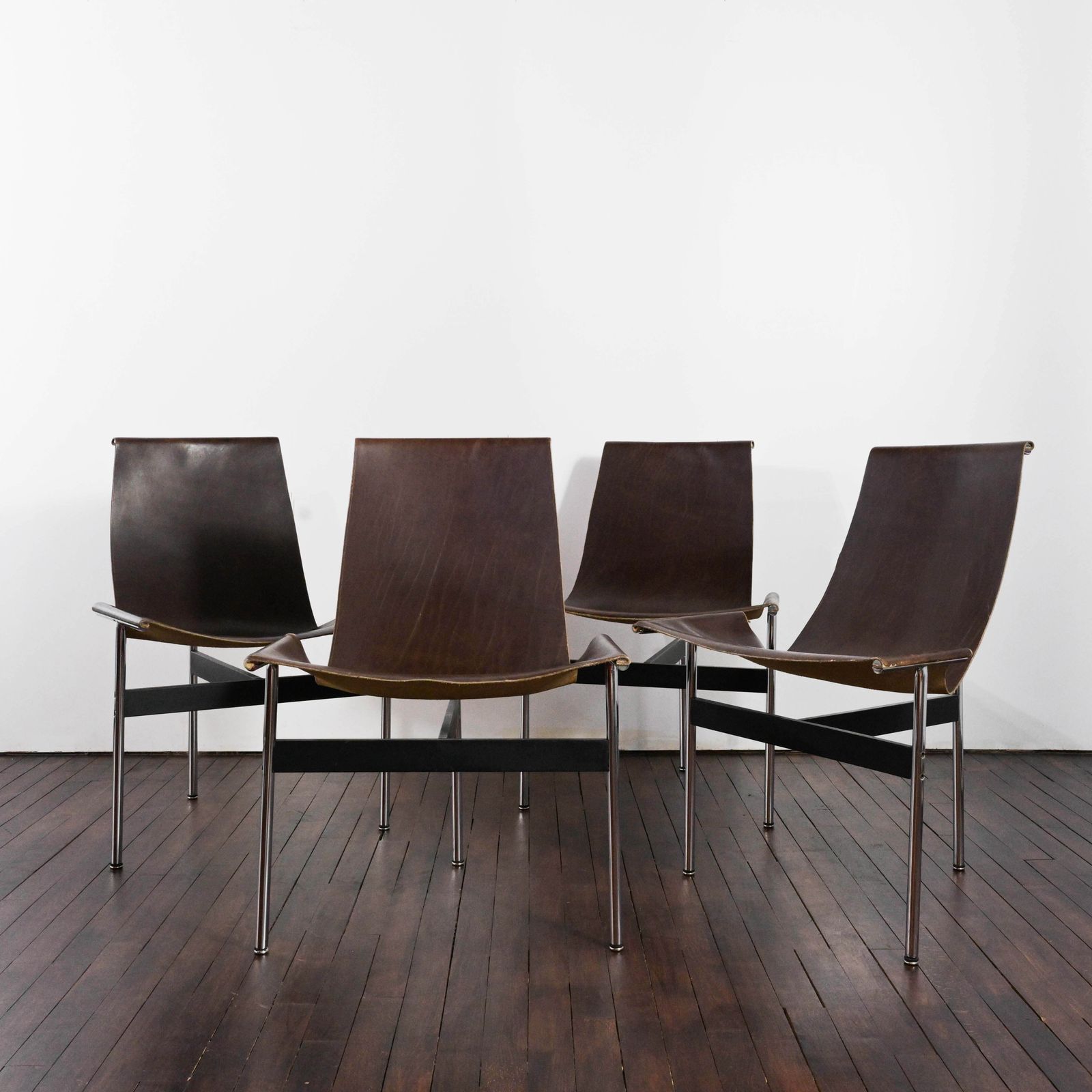 Set Of 4 3lc Chairs Designed In 1952/953 By D. Kelly , W. Katavolos & R. Little