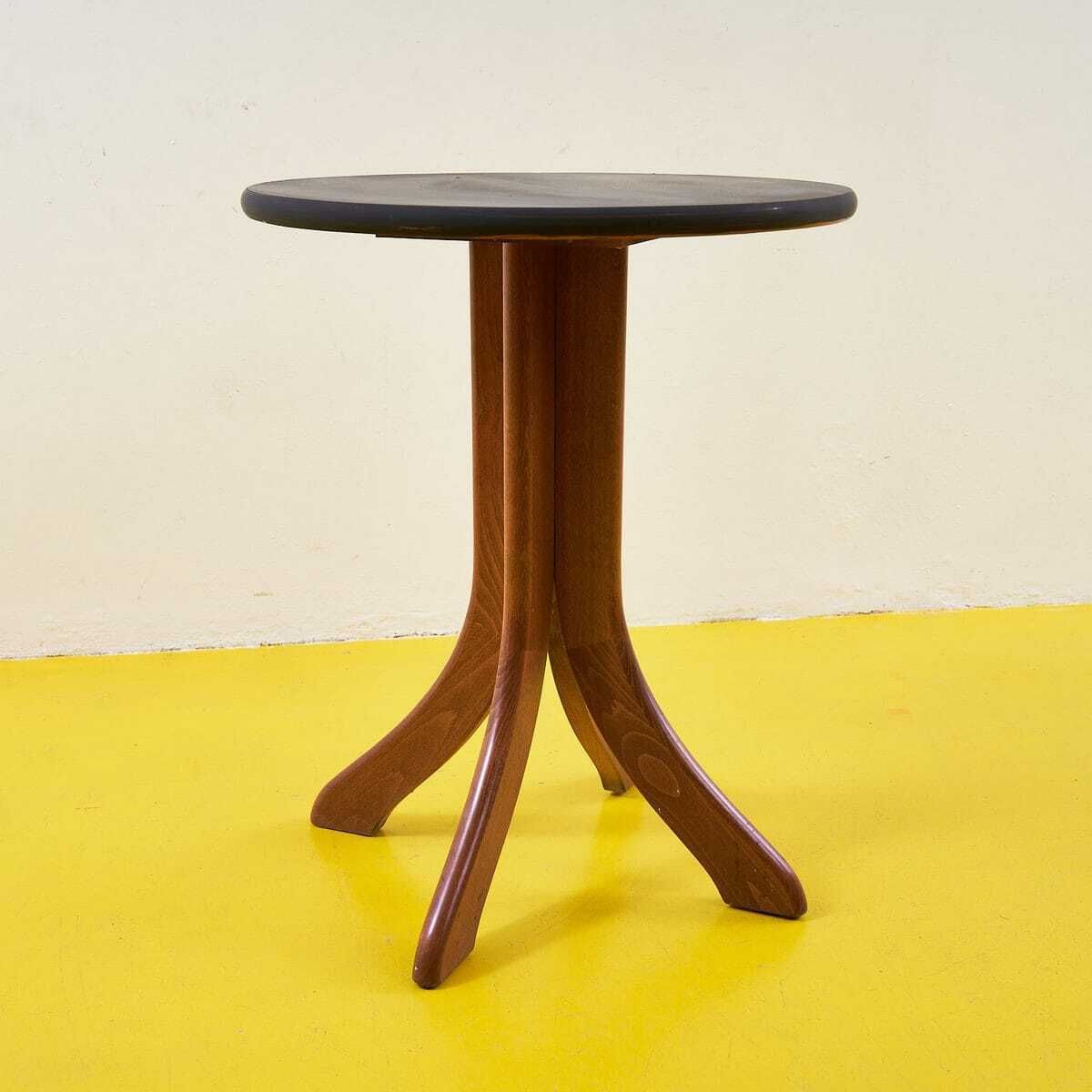 Elegant Round Wooden Coffee Table photo for sale