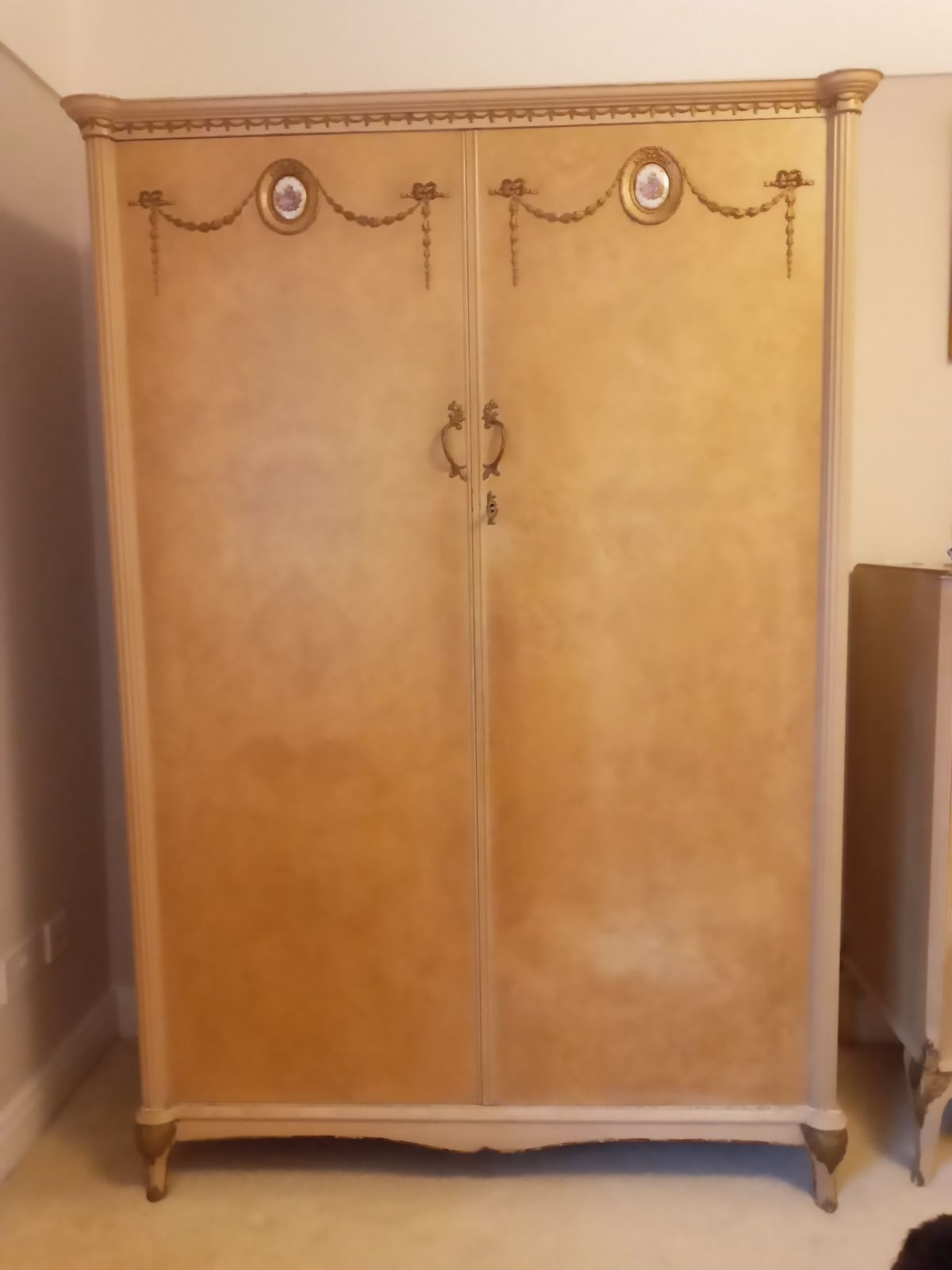 Italian Baroque Style 5 Piece Bedroom Furniture