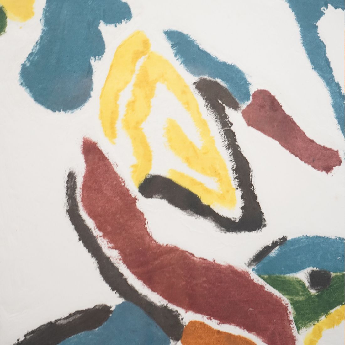 Ansgar Elde, Monotype Engraving And Woodcut From A Monotype For Il Bostrico, 1990s photo Art