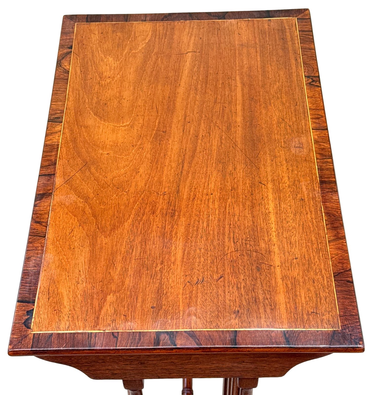 19th Century Mahogany Quartetto Nest Of Four Coffee Tables (England, Circa 1860) photo furniture