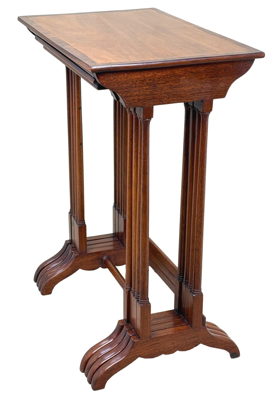 19th Century Mahogany Quartetto Nest Of Four Coffee Tables (England, Circa 1860) photo 2495.0