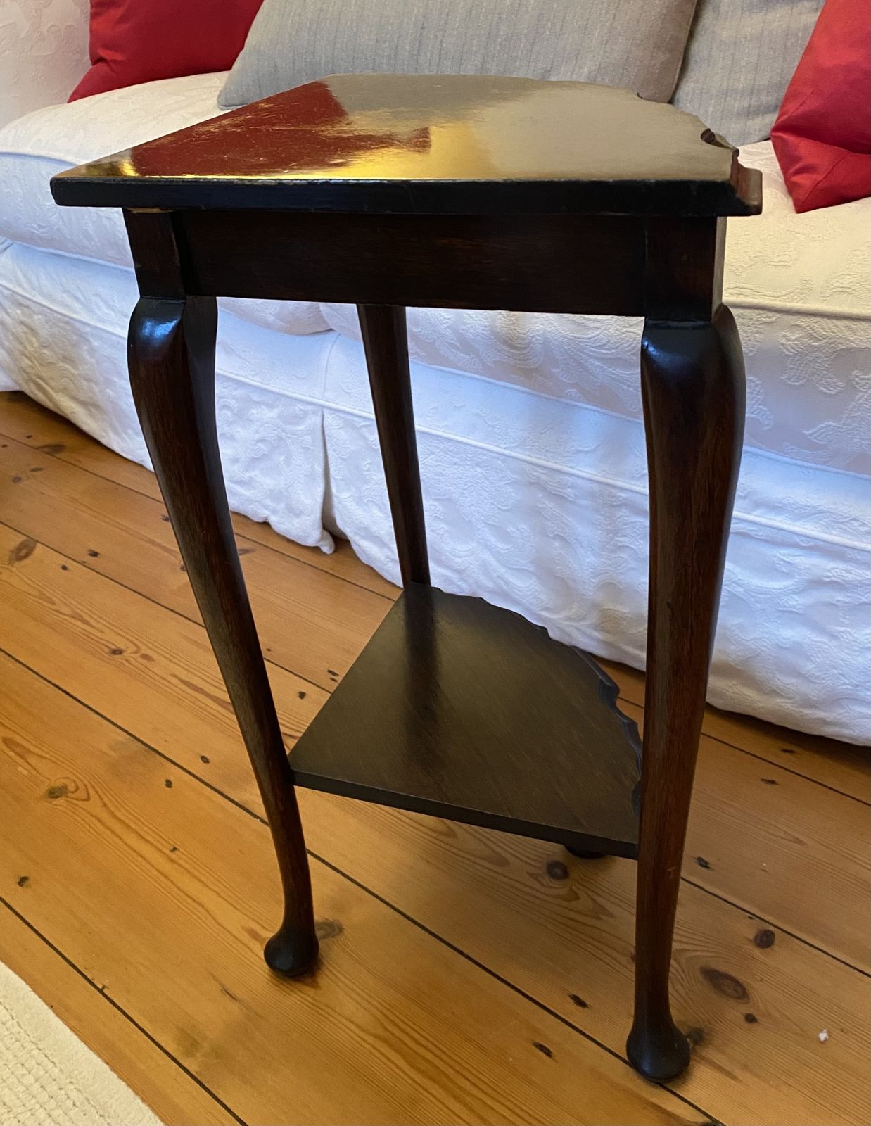 photo furniture Antique Burr Walnut Pie Top Nest Of Tables