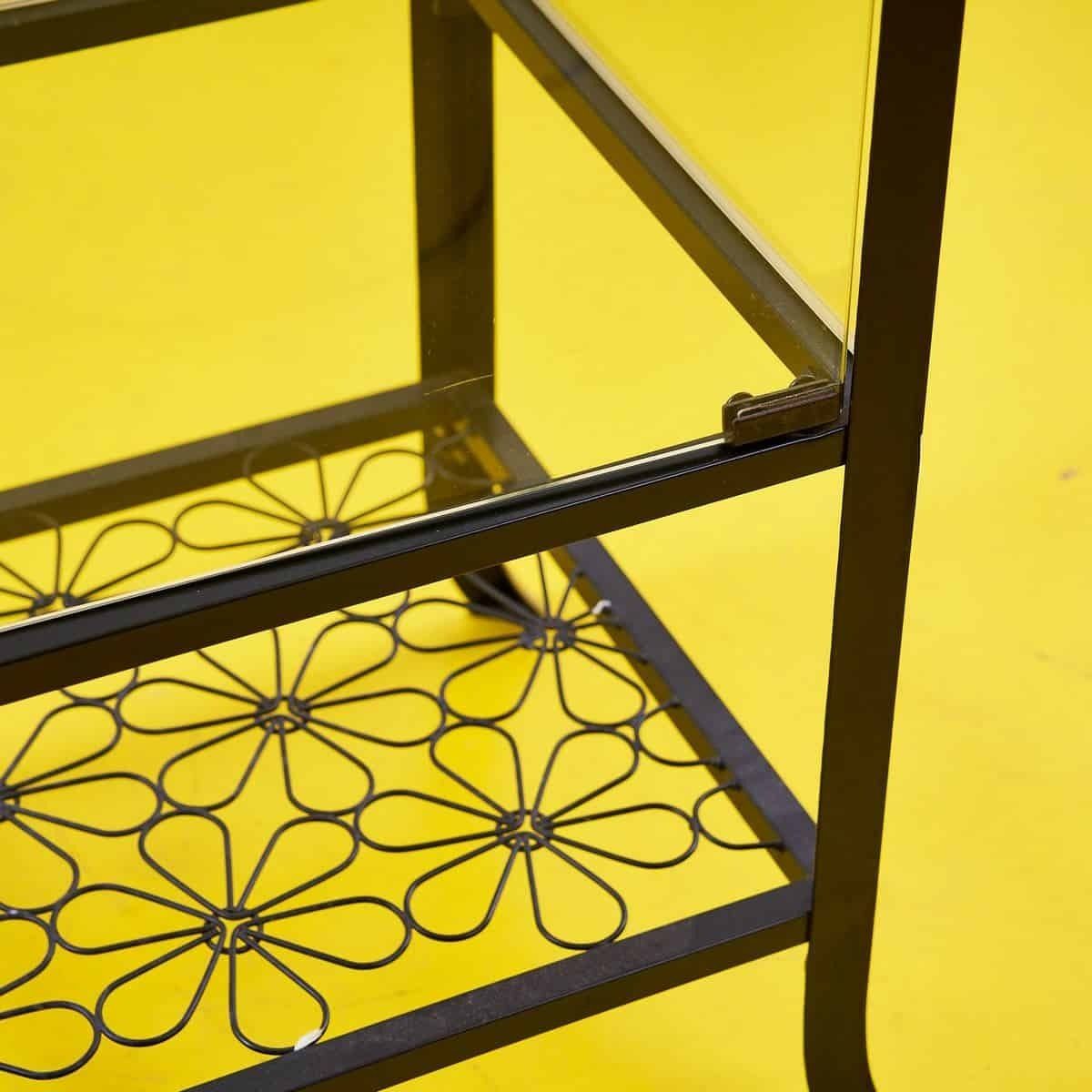 Showcase With Transparent Metal Structure On 4 Sides photo Furniture