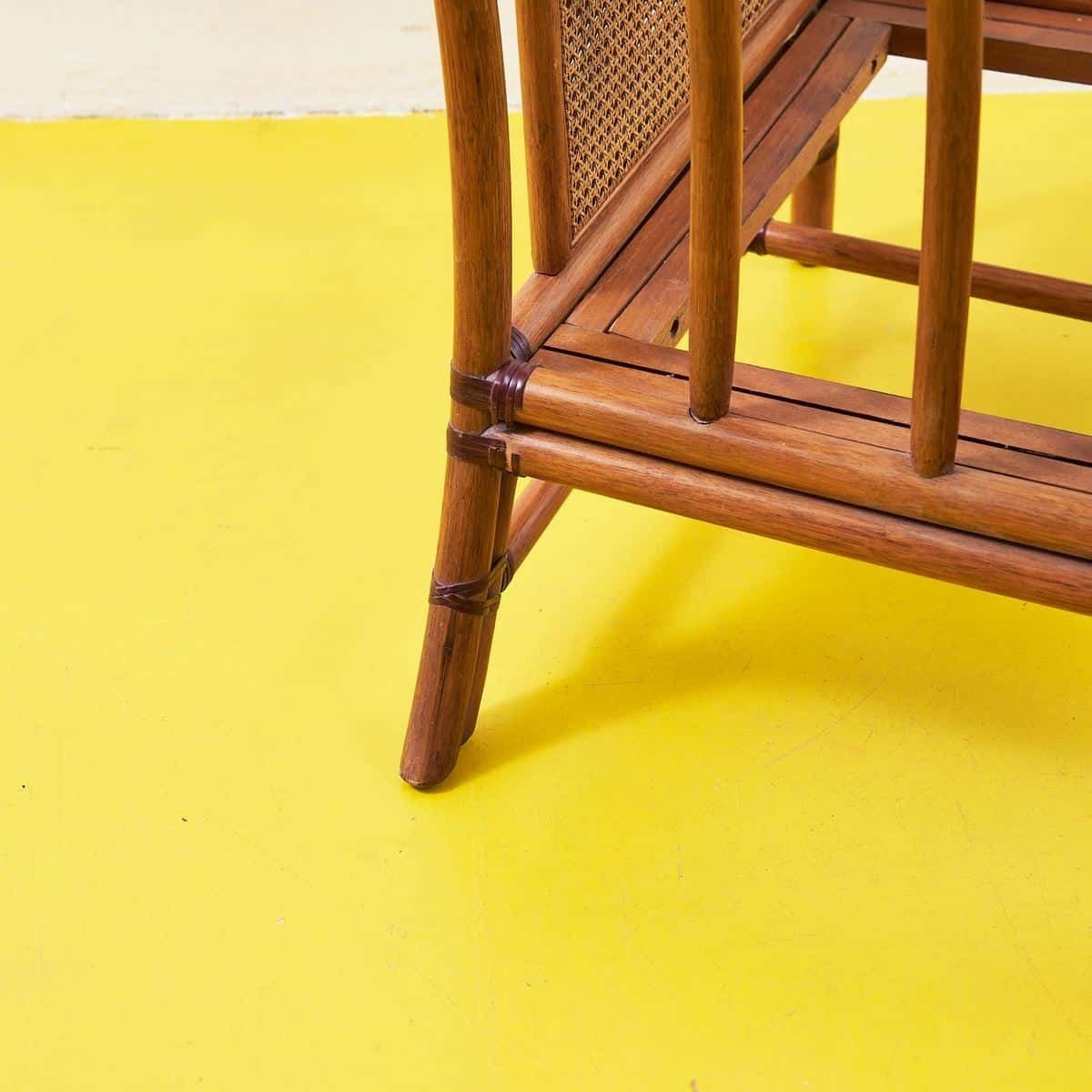 Gervasoni Vintage Bamboo Cane Armchair photo 436.0