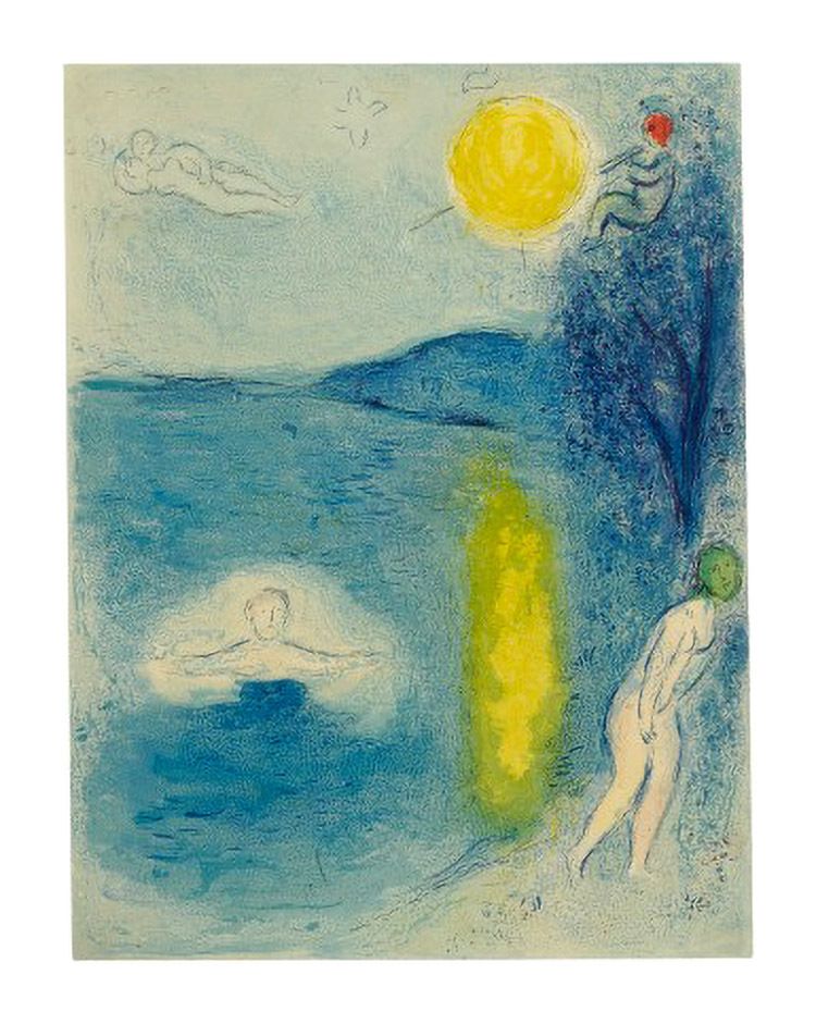 Marc Chagall La Saison D'été (The Summer Season), From Daphnis Et Chloé, 1977