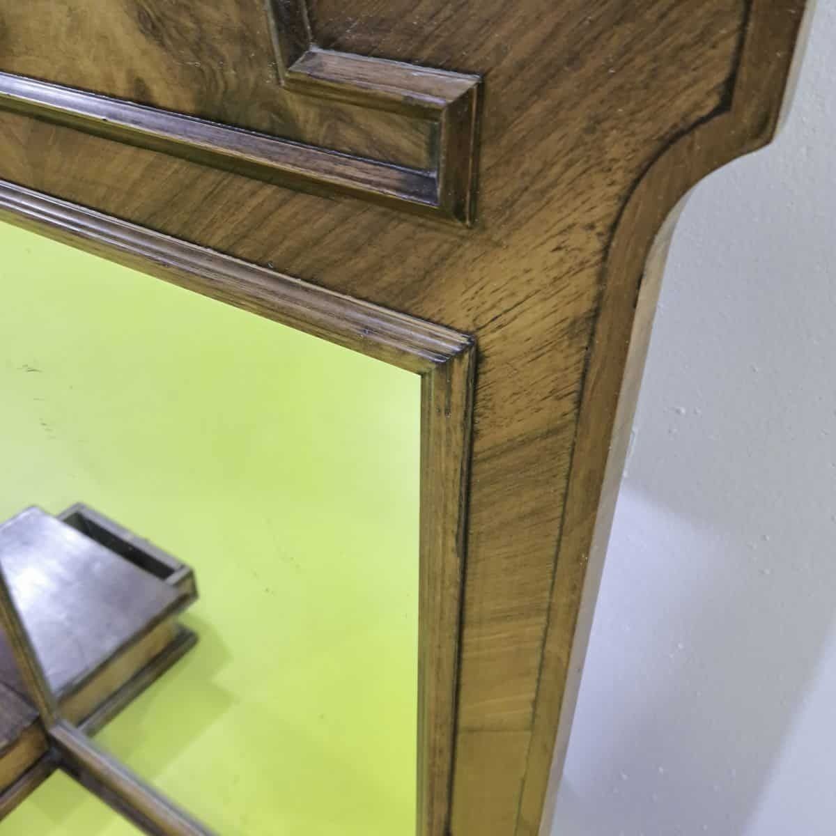 Elegant Antique Wooden Table Mirror photo buy