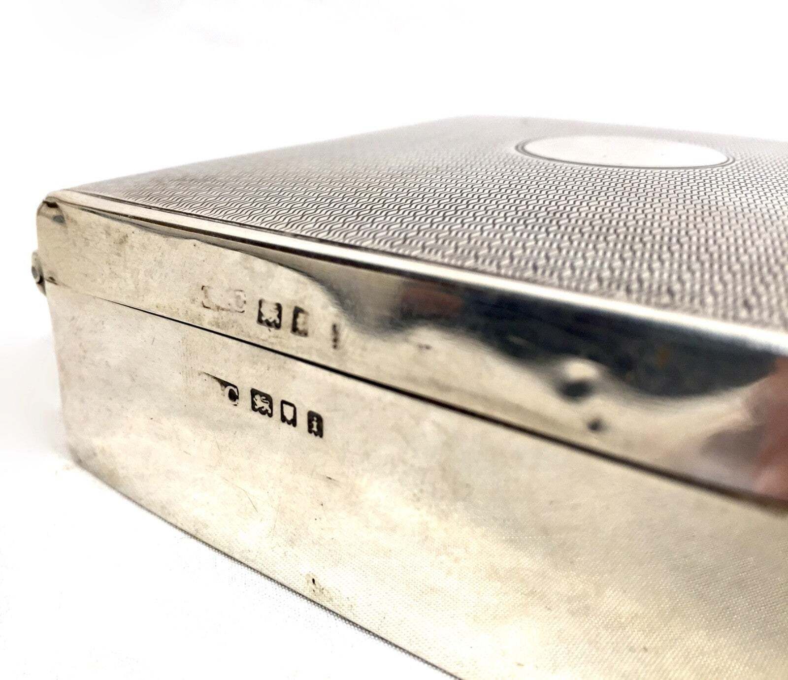 Antique Art Deco Sterling Silver Hallmarked 1924 Ladies Manicure Box / Cigarette photo for sale