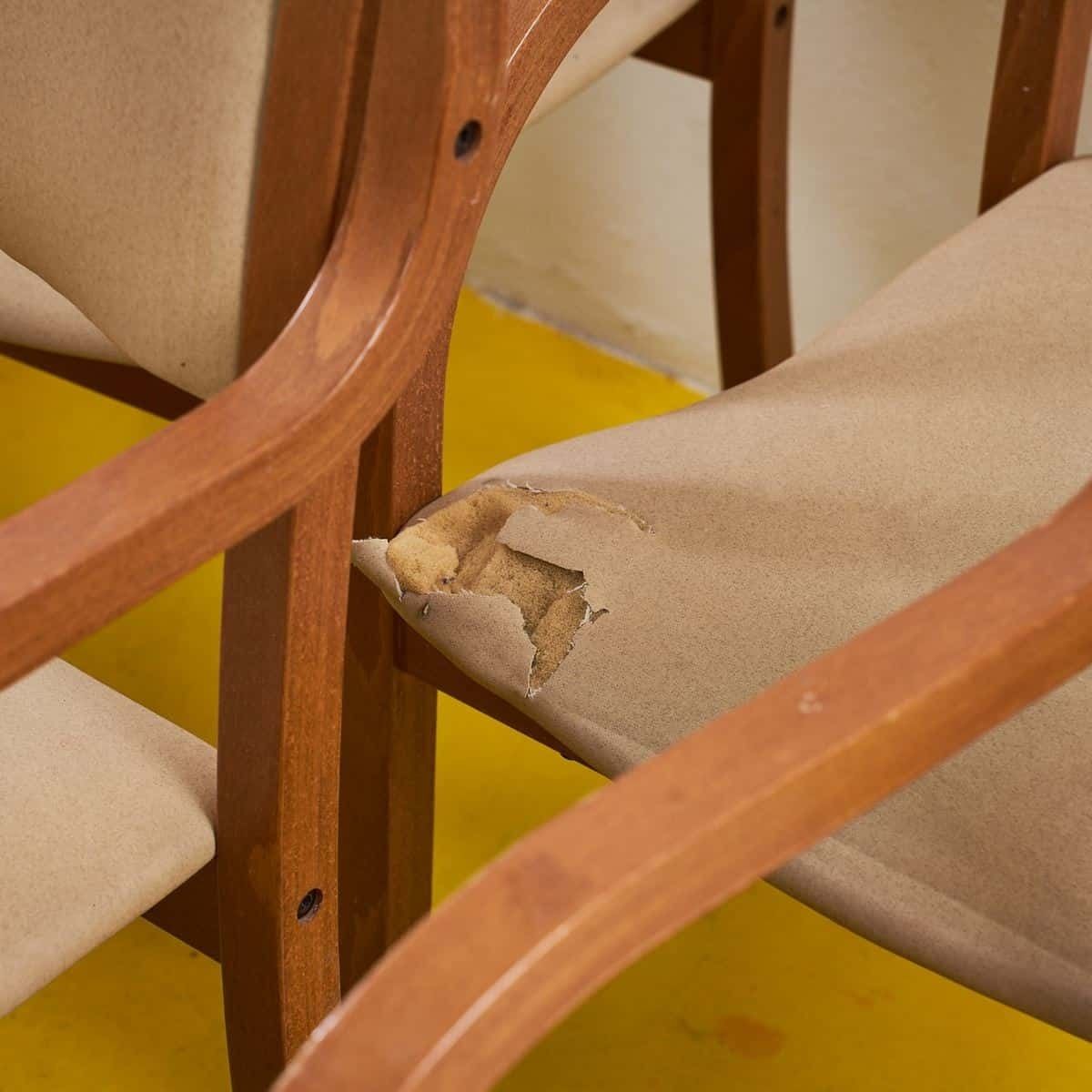 Elegant Vintage Chair With Wooden Frame 12 Pieces photo vinterior