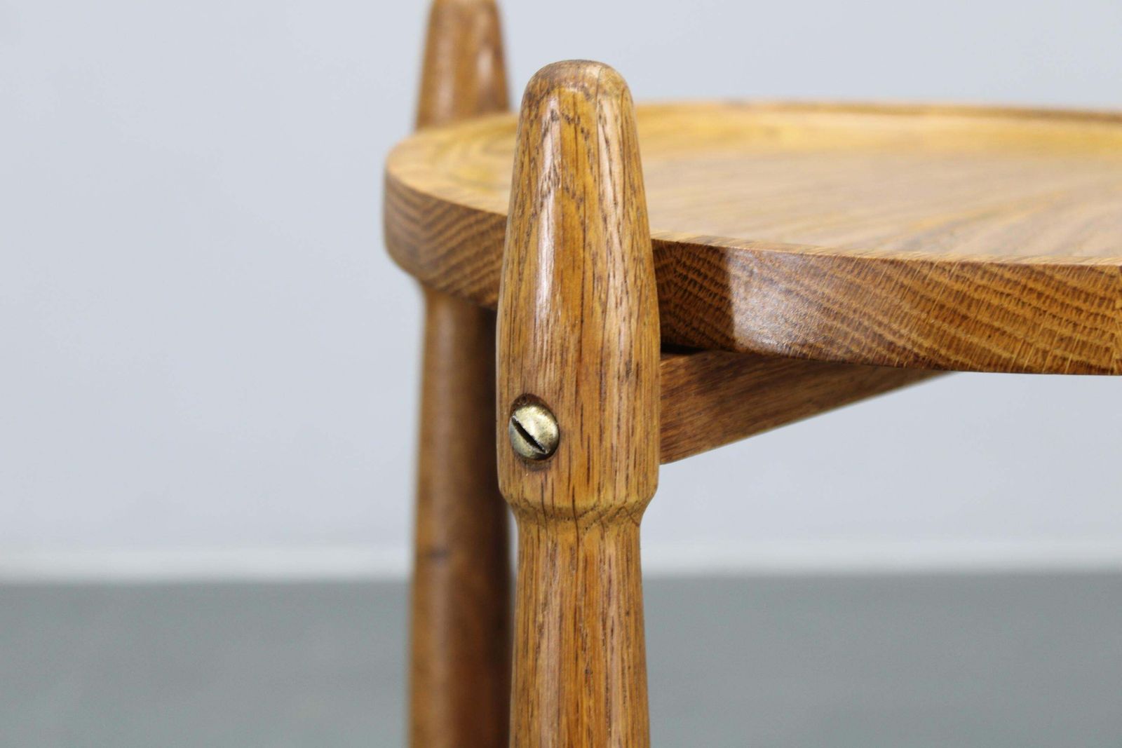 photo furniture 1960s Danish Solid Oak Side Table By Arne Basse For Knabstrup