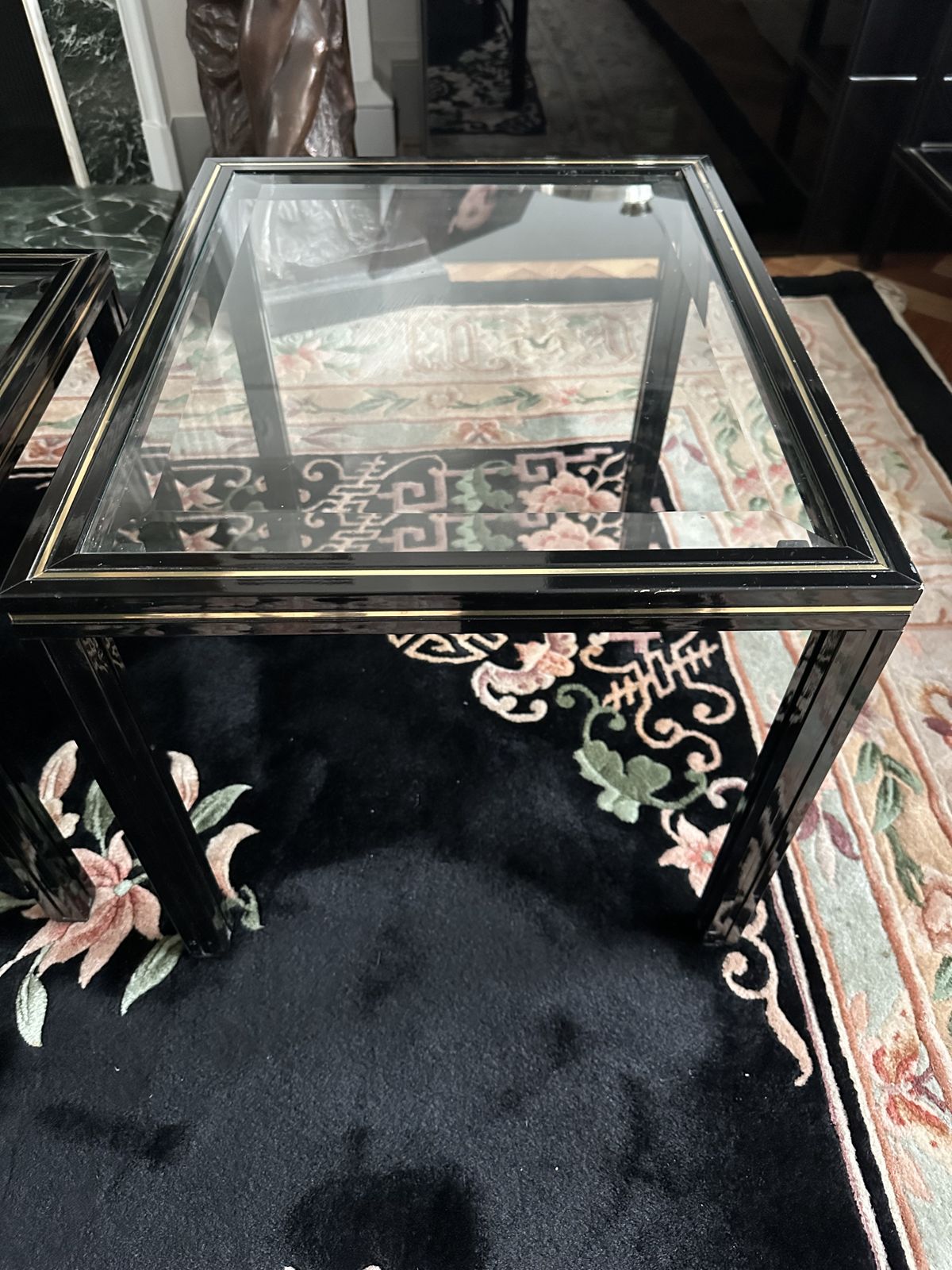 Pierre Vandel Nest Of Three Tables +Matching Coffee Table Rare Together photo 1000.0