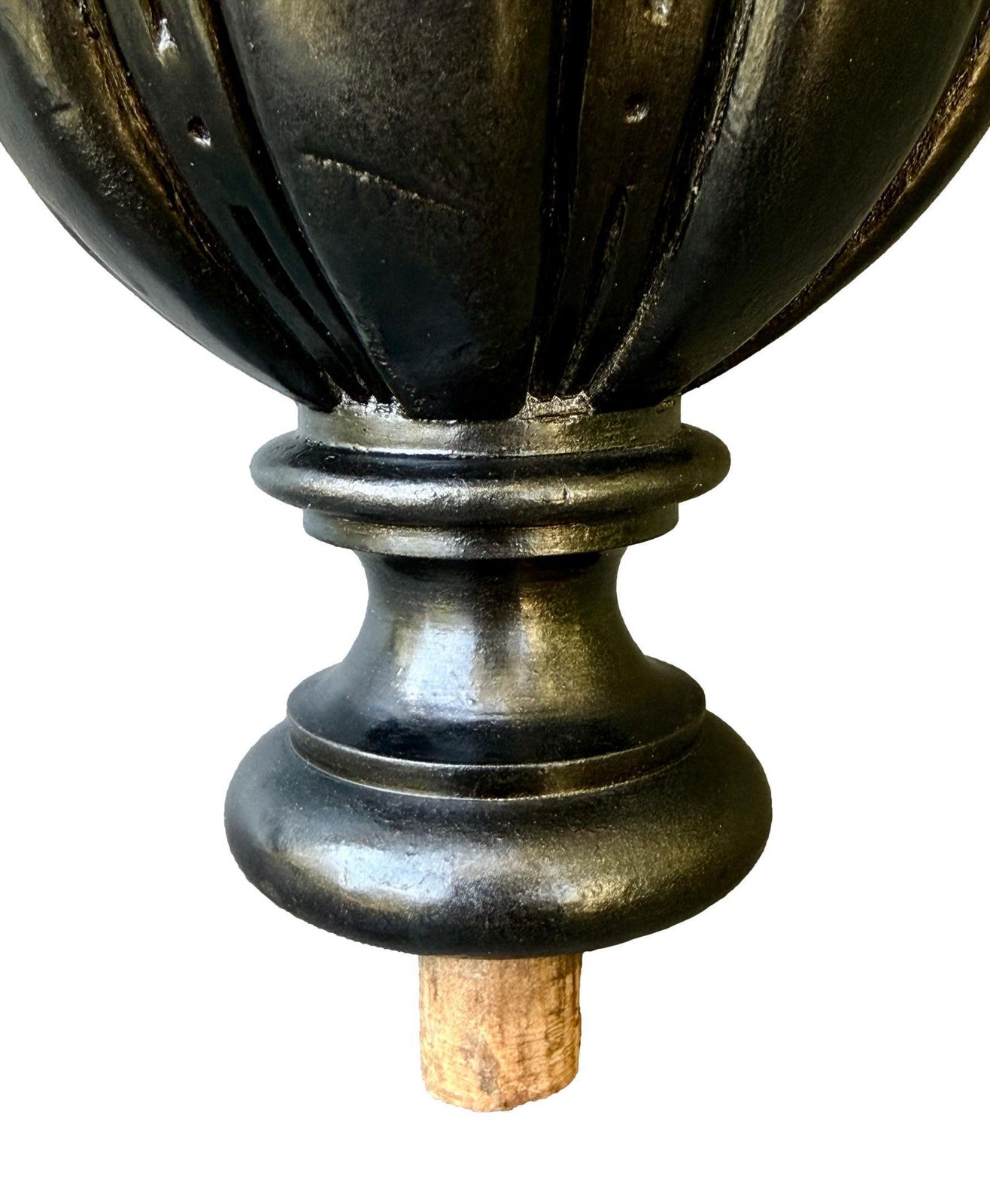 French Antique Architectural Wood Stairwell Finial, Napoleon III photo 322.0