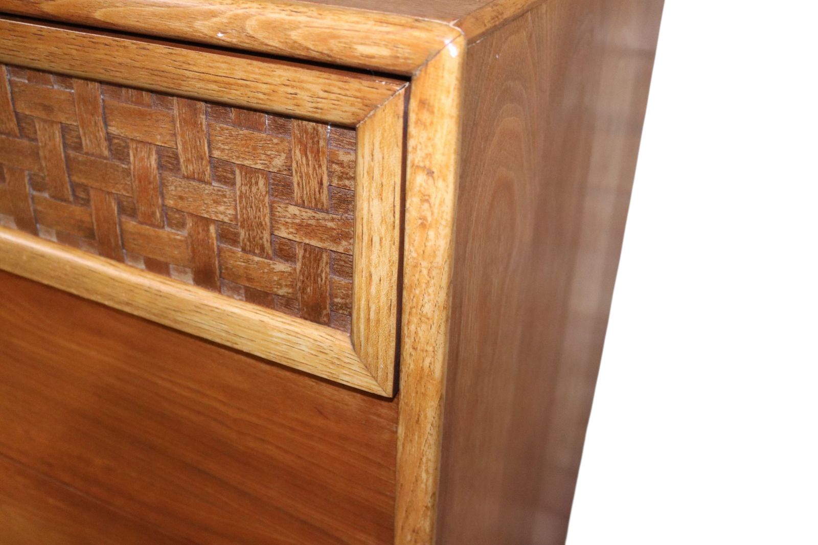 photo furniture Rare Mid Century Lane ' Perception ' Large Teak Chest Of Drawers