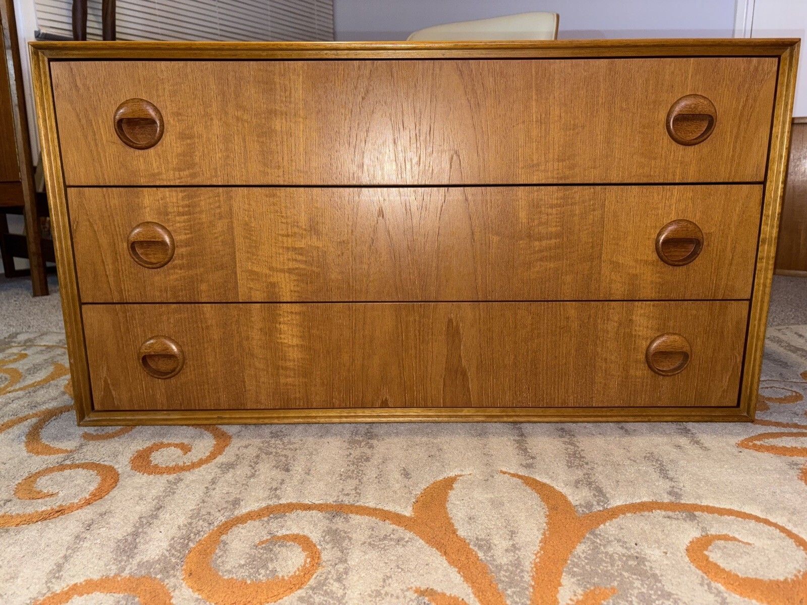 Staples Ladderax Teak Chest Of Drawers Danish Style Mcm G Plan Era Retro