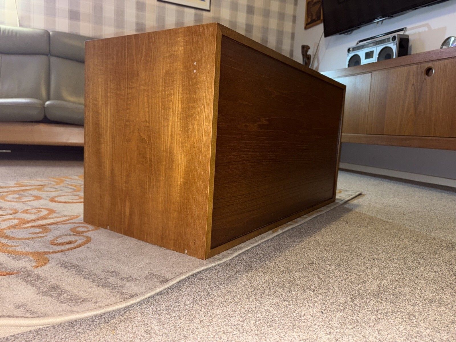 photo vintage Staples Ladderax Teak Chest Of Drawers Danish Style Mcm G Plan Era Retro